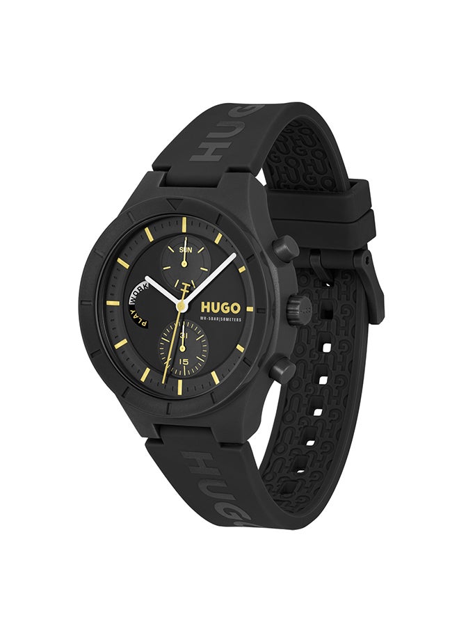 HUGO BOSS HUGO BOSS WATCH ROUND ANALOG MEN'S BLACK CASE WATCH - 1530405 - Image 2