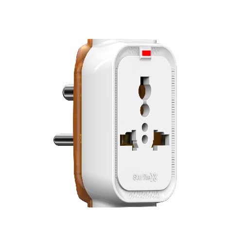 Sturlite Alyx 3 Pin Plug| 2-Pin & 3-Pin Socket| Universal AC Travel Adapter| Strong Polycarbonate Body Socket| Compact Converter Plug for Travel, Home & Office Use - (Pack of 1) - Image 4