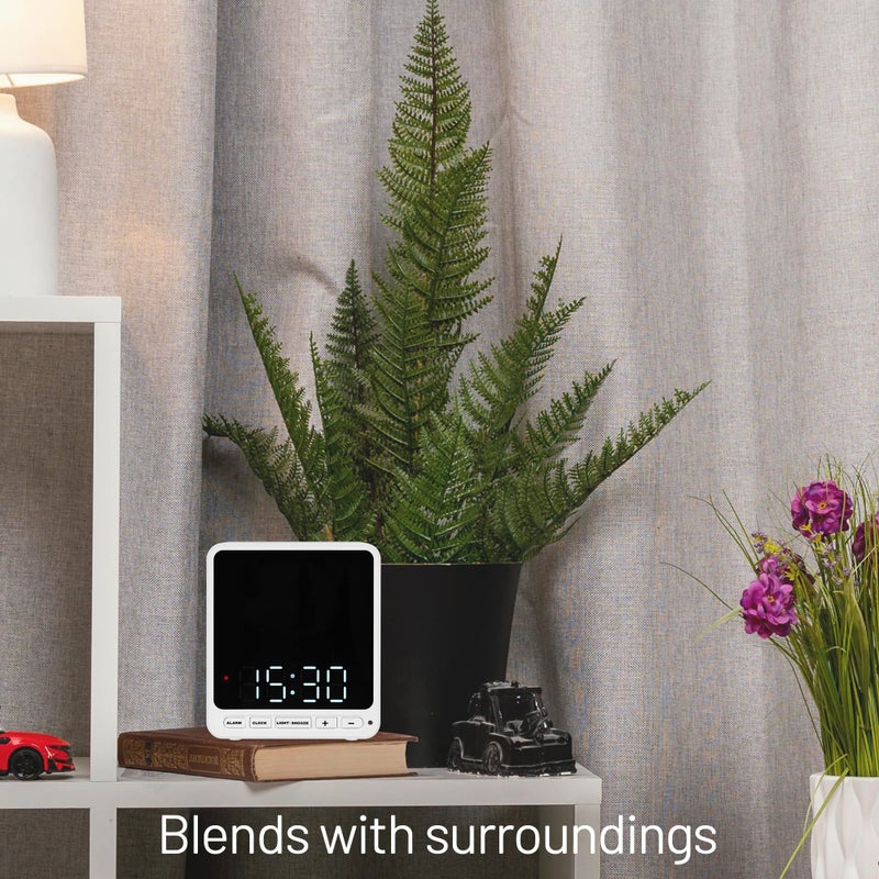 Wasserstein Alarm Clock Camera Case - Compatible with Wyze Cam V4/V3/V3 Pro/OG - Cover for Low-Key Camera Placement (White) (Camera NOT Included) - Image 4