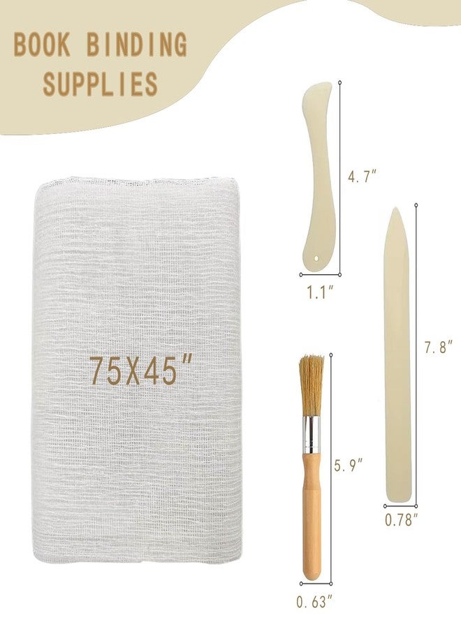 NRAMOOS Book Binding Cloth 75x45Inch,Tools Book Repair Materials for Book Making Book Repair Cloth - Image 2