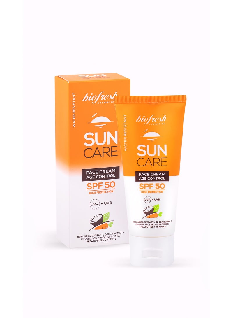 SUN CARE FACE CREAM AGE CONTROL SPF50
