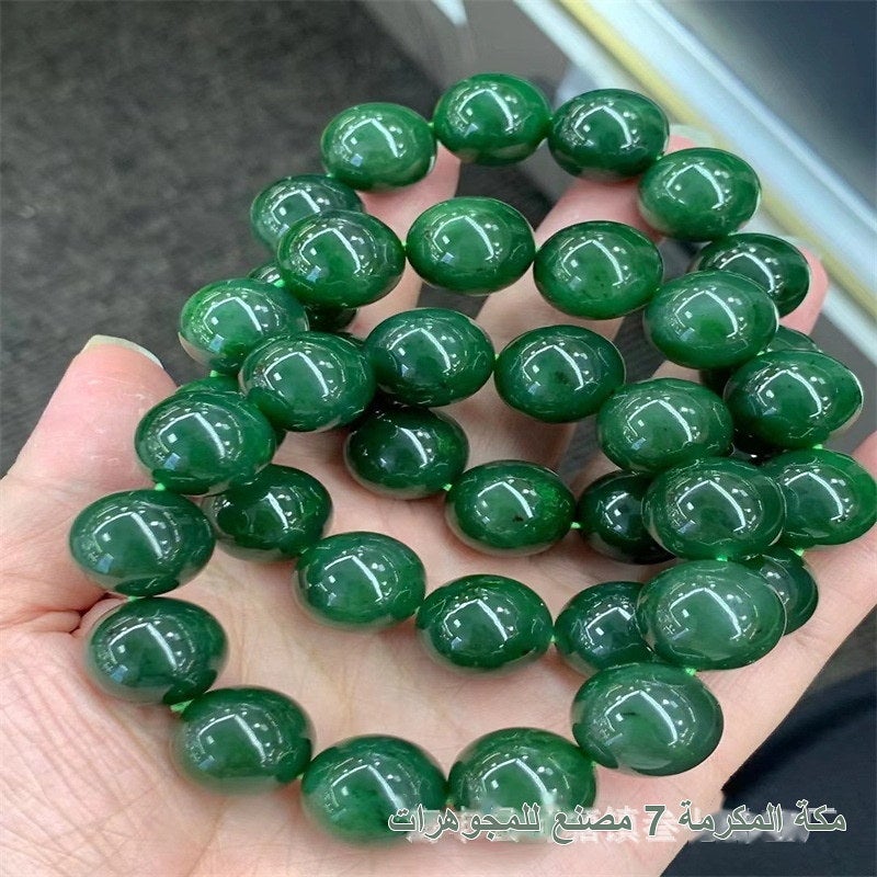 Delicate Alloy Geometric Bracelet for Unisex, Green, Wrist Jewelry - Image 1