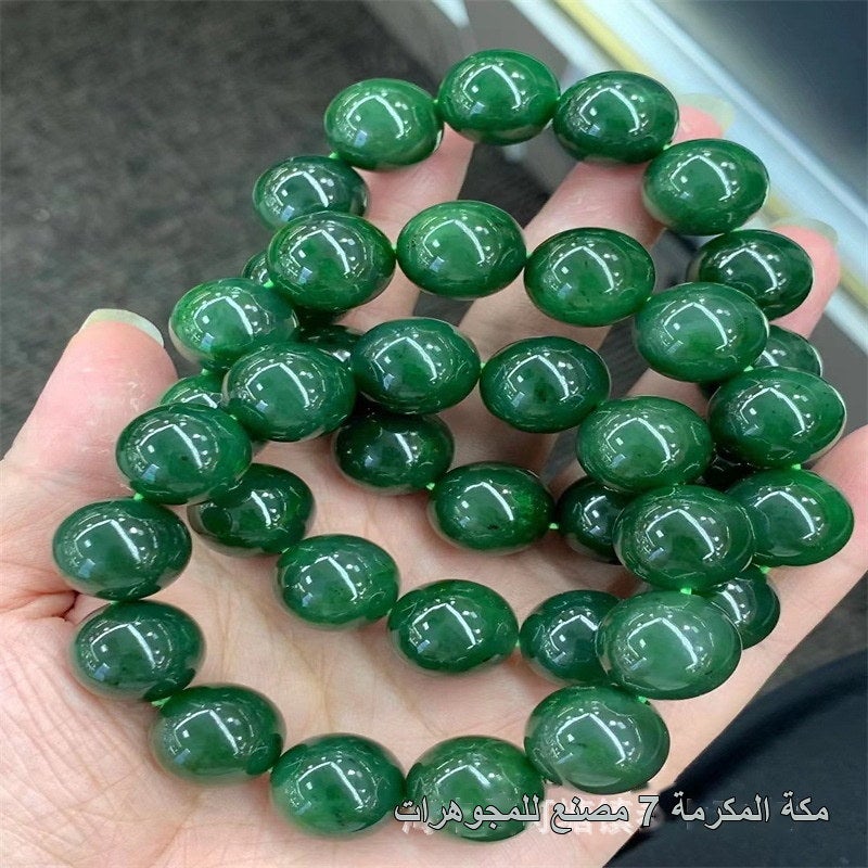 Delicate Alloy Geometric Bracelet for Unisex, Green, Wrist Jewelry - Image 2