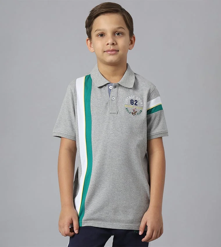Colourblock Polo T-shirt