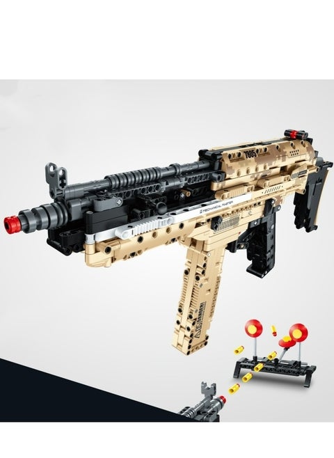 Building Block Shooter Moves Continuously