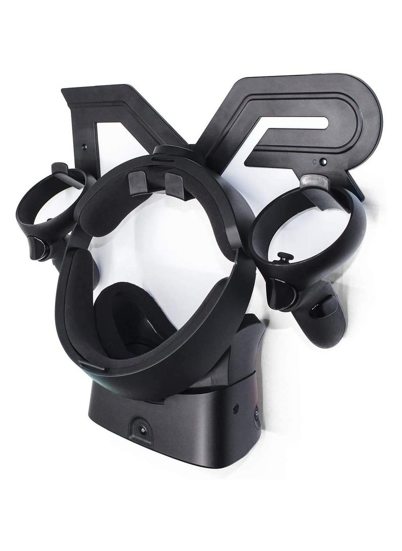 XICEN VR Headset Wall Mount Storage Stand Hook Compatible with Quest 2 Pro Rift S, Valve Index, PSVR 2, HTC Vive, Vive Pro, HP Reverb G2, MR Headsets and Controllers  - Image 4