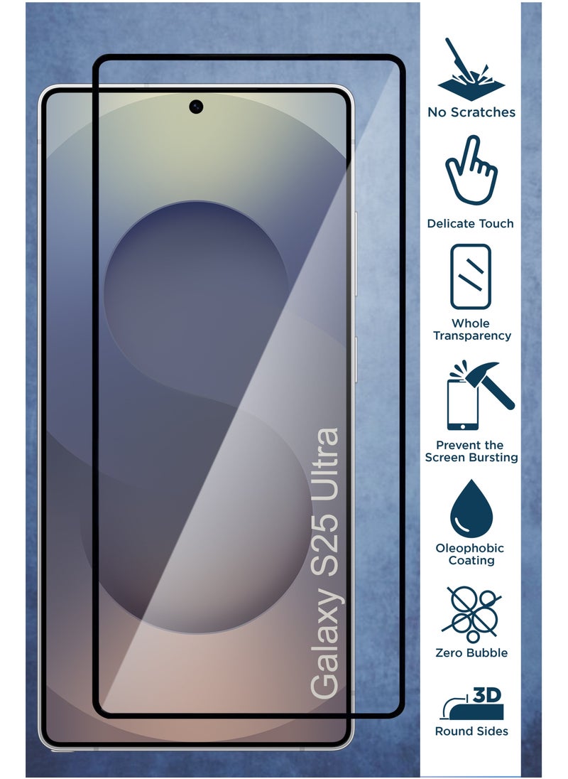 PROMASS Screen Protector Nano for Samsung Galaxy S25 Ultra 11D Edge to Edge Full Coverage Anti-Fingerprint Anti-Explosion  - Image 2