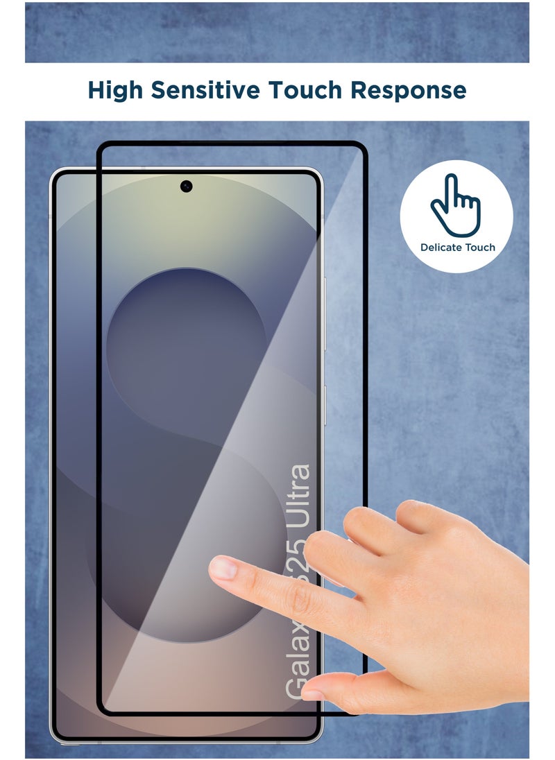 PROMASS Screen Protector Nano for Samsung Galaxy S25 Ultra 11D Edge to Edge Full Coverage Anti-Fingerprint Anti-Explosion  - Image 3