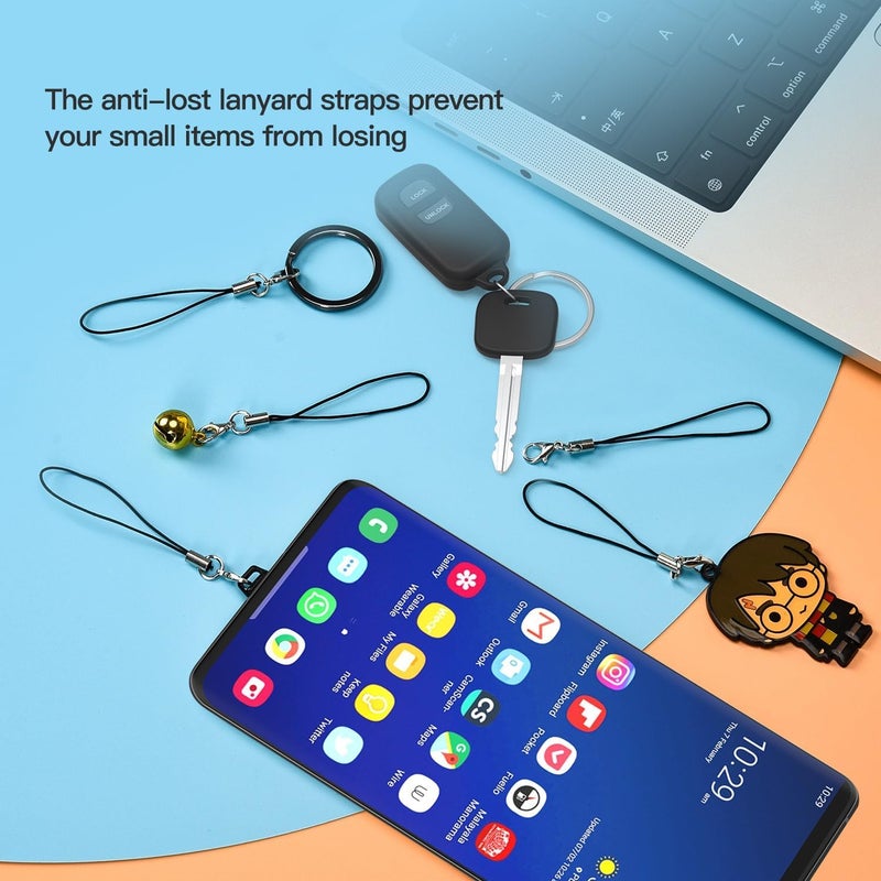 كاست ويف 10 قطع من سدادة الغبار USB C، غطاء حماية من الغبار USB-C، غطاء منفذ USB مع حبل سهل الإمساك وفرشاة تنظيف لـ Samsung Galaxy S25 S24 S23 S22 S21، Pixel، MacBook، جميع أجهزة USB C - Image 4