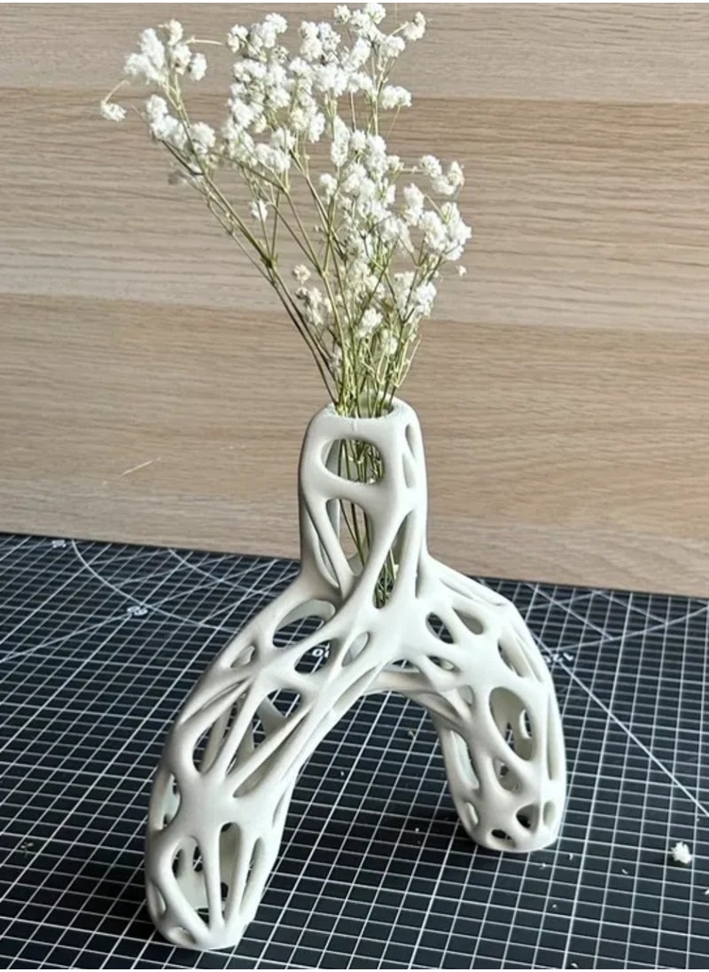 3D Brothers - Donut Vase - Organic Mesh Flower Vase - Image 1