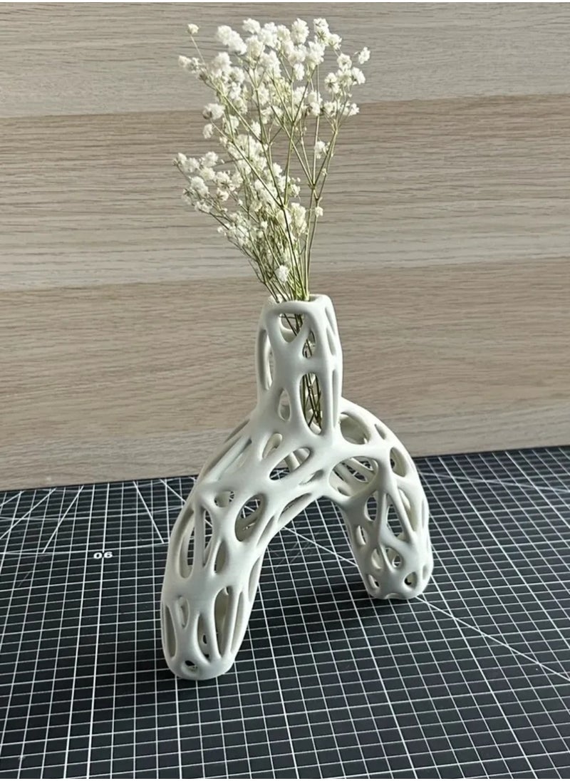 3D Brothers - Donut Vase - Organic Mesh Flower Vase - Image 1