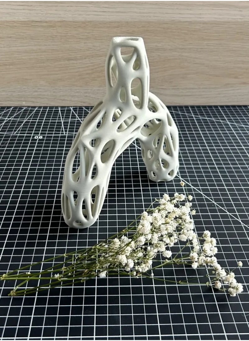 3D Brothers - Donut Vase - Organic Mesh Flower Vase - Image 1