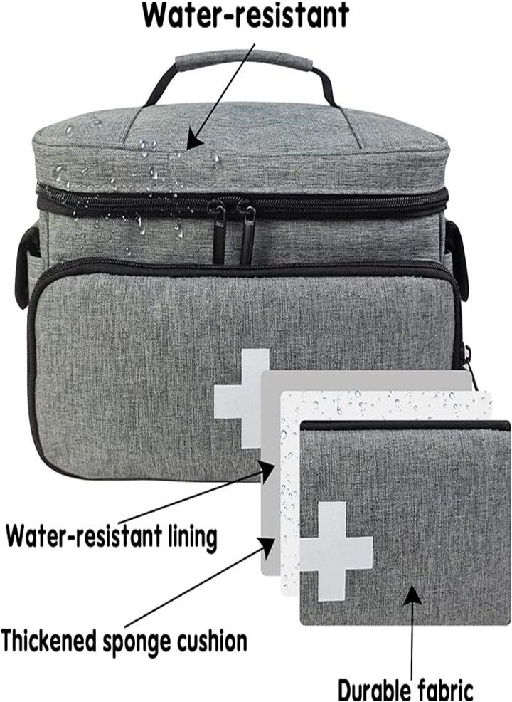 Generic Large capacity medicine box, layered home first aid kit, portable fabric storage bag, home travel medicine bag, large size  - Image 4