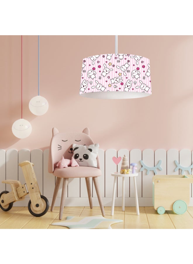 مصباح سقف من القماش للأطفال 42 × 25 سم / بيج