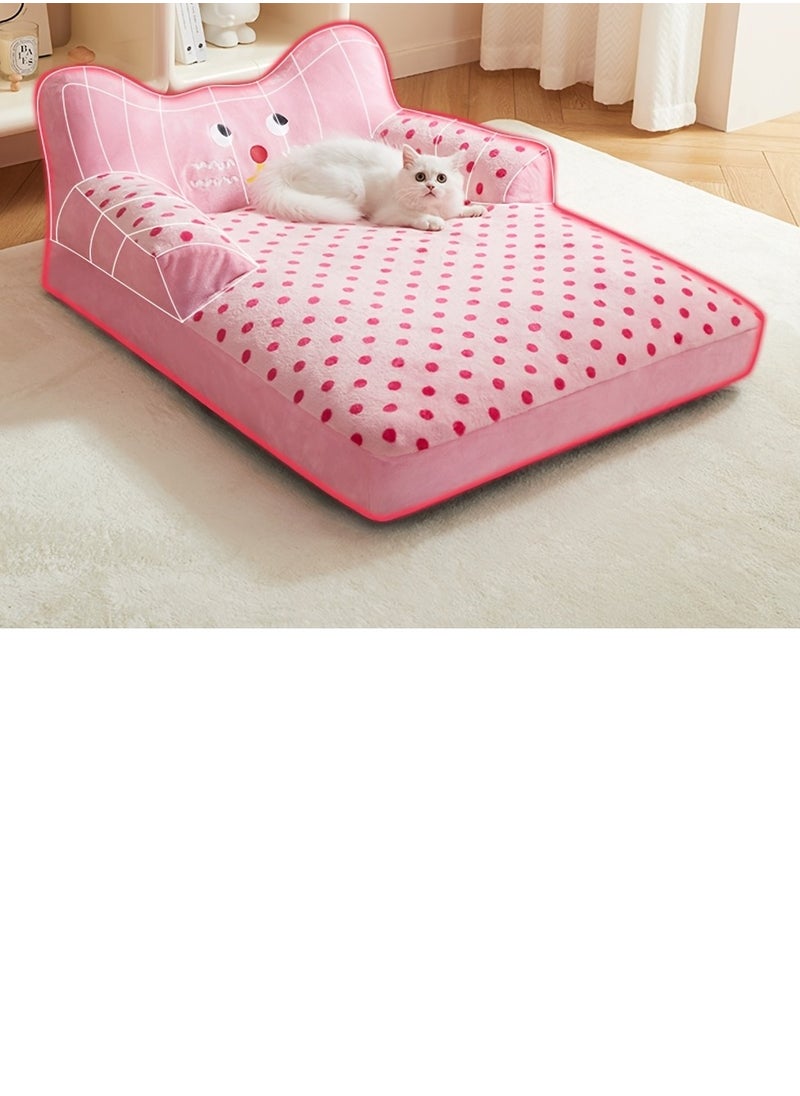 Pet Sofa Bed for Extra Small to Large Dogs, Washable Nylon Non-Slip Bottom, Indoor Soft Calming Cat Bed, Detachable and Easy to Clean, Ideal for All Breeds - pzsku/ZC2875330589D7088D9DAZ/45/_/1735203328/0387a83b-b73a-4d78-853a-bd63cfcfc29a