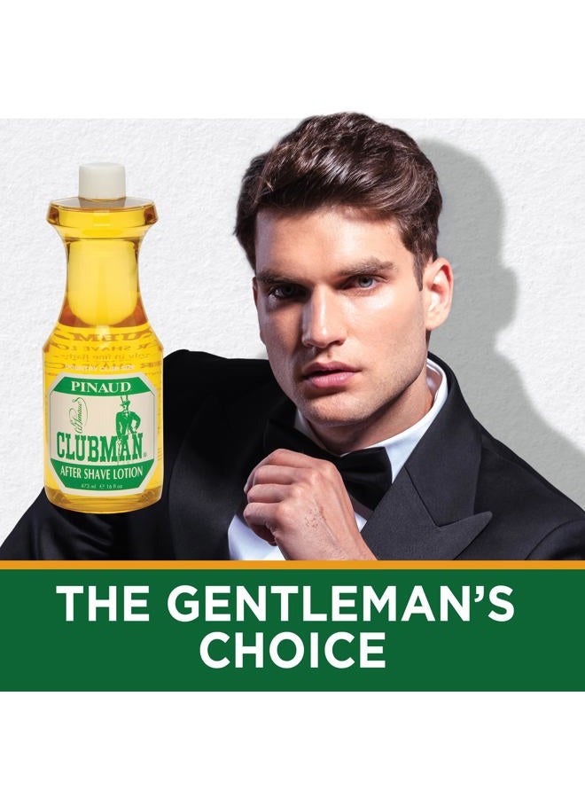 Clubman لوشن ما بعد الحلاقة من بينود، يهدئ البشرة بعد الحلاقة برائحة ذكورية، 16 أونصة - Image 2