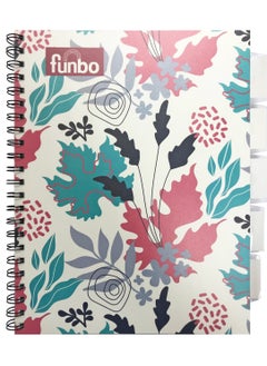 Funbo Funbo - A4 Size, 150 sheets notebook with PP cover and dividers for 5 subjects  - Image 1