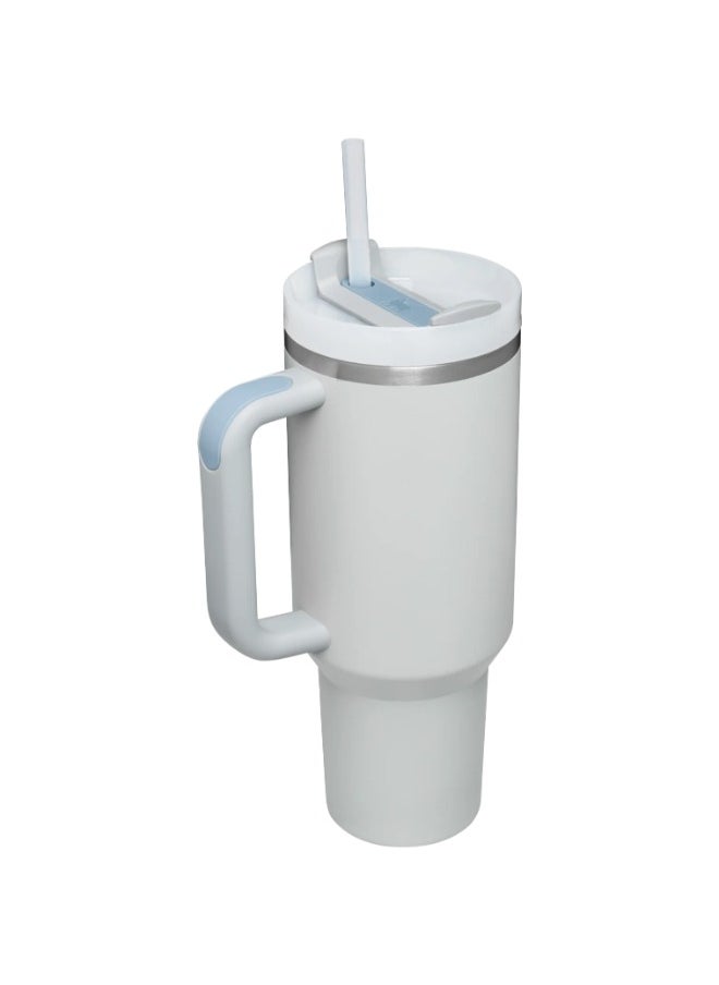 Stanley - Stanley Quencher H2.0 FlowState Stainless Steel Vacuum Insulated Tumbler with Lid and Straw for Water, Iced Tea or Coffee Smoothie & More, 40 oz Water Bottle - FOG - Image 1