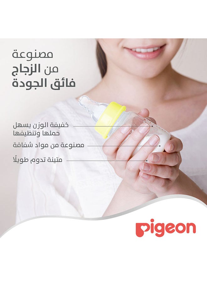 pigeon - وعاء عصير زجاجي 50 مل/2 أونصة - حلمات ذات رقبة رفيعة - متنوعة - Image 1