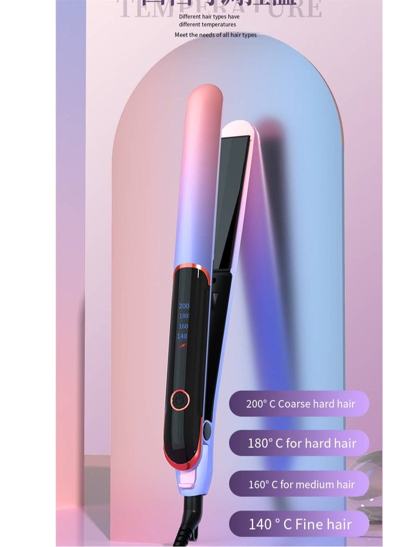 general 2-in-1 Ionic Hair Straightener & Curling Iron – Dual Styling with Ceramic Plates - Image 2