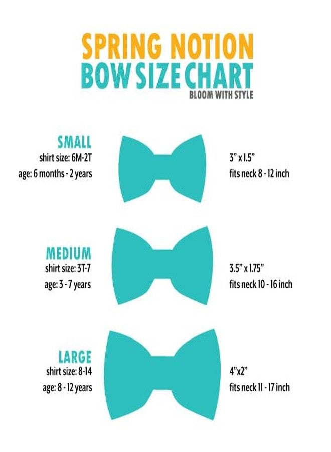 Spring Notion Boys' Milano Crinkle Microfiber Bow Tie Small Laurel Green - Image 4