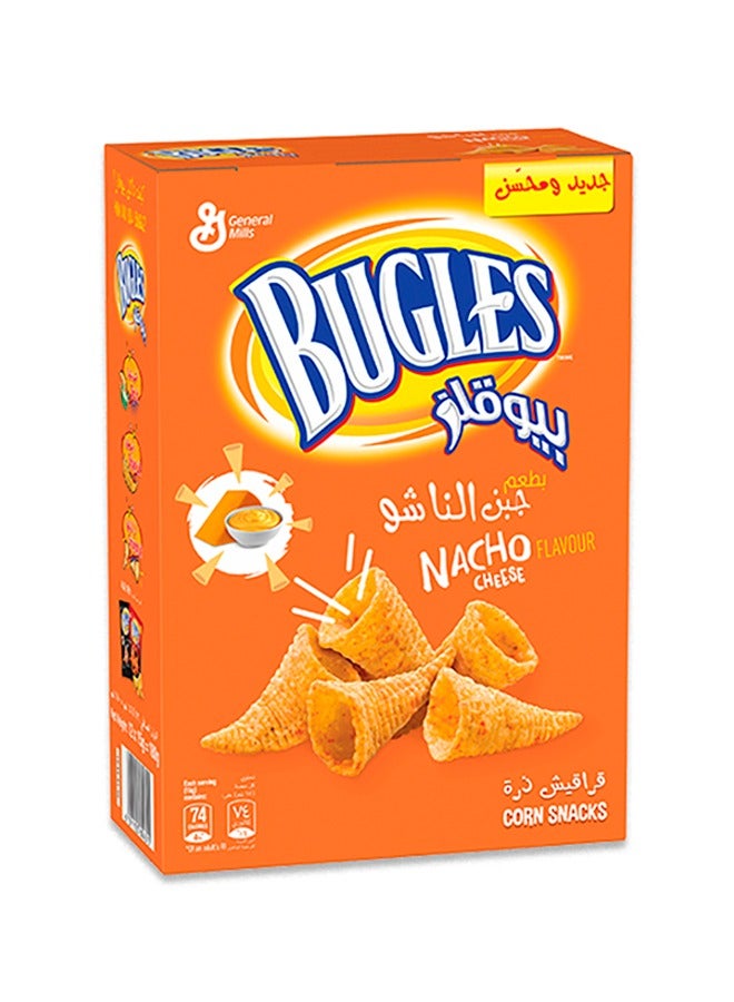Bugles Nacho Cheese Flavour Corn Snacks 12 x 15g - Image 1