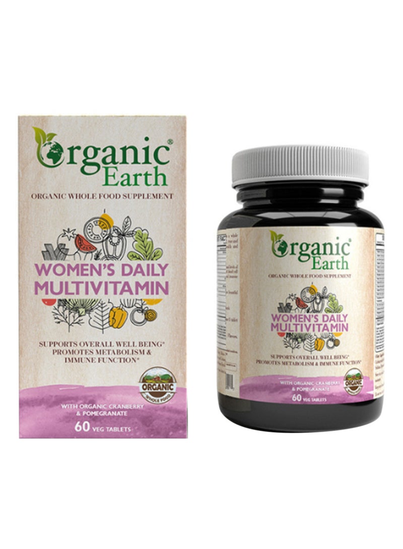 Organic Earth Women Daily Multi Vitamincapsule 60'S - Image 1