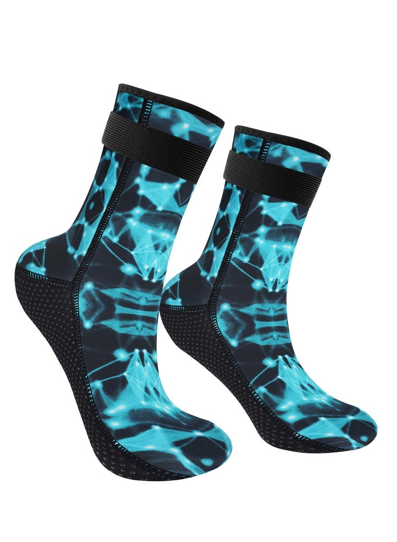 Excefore 3mm Neoprene Socks, Resilient Wetsuit Socks,Thickened Non-Slip Diving Socks Boots, Suitable for Water Sports, Swimming, Kayaking, Surfing (L)  - Image 1