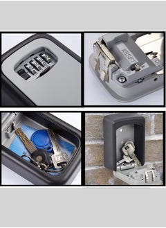 MOSH Key Storage Lock Box Combination Key Safe - Wall Mounted  - Image 3