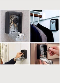 MOSH Key Storage Lock Box Combination Key Safe - Wall Mounted  - Image 5