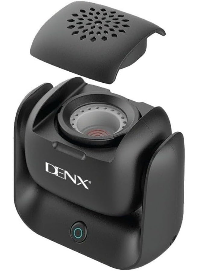 دينكس مبخرة كهربائية DENX DX1925، مبخرة محمولة قابلة لإعادة الشحن للبخور والعود، مزودة بغطاء قابل للتعديل بزاوية 90 درجة، ومؤشر LED، وتصميم سريع التسخين وخالي من الدخان، مناسبة للمنزل والمكتب والسيارة. - Image 1