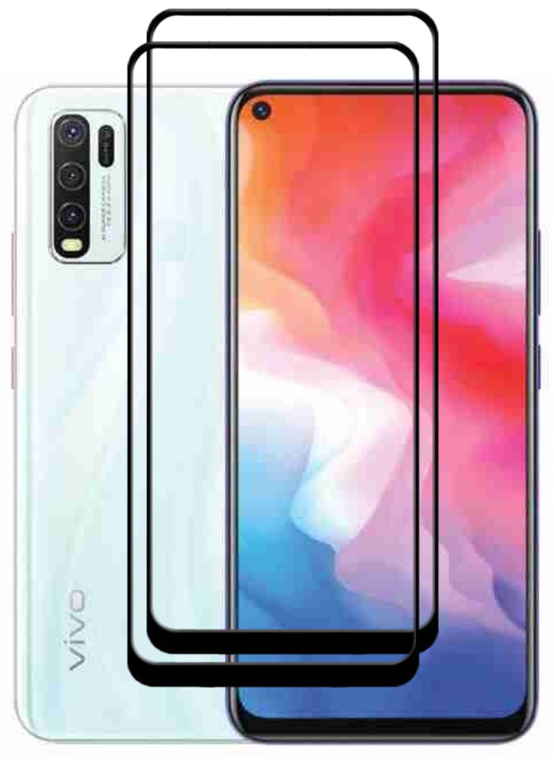 ACLIX 2 Pieces Antistatic ESD Dustproof Premium Quality High Definition Tempered Glass Screen Protector Designed For vivo Y30 - Image 1