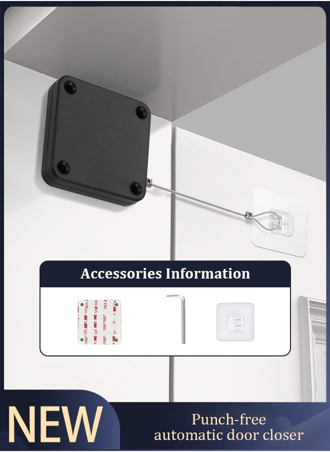 Generic 2pcs  automatic door closer, no drilling required  - Image 1