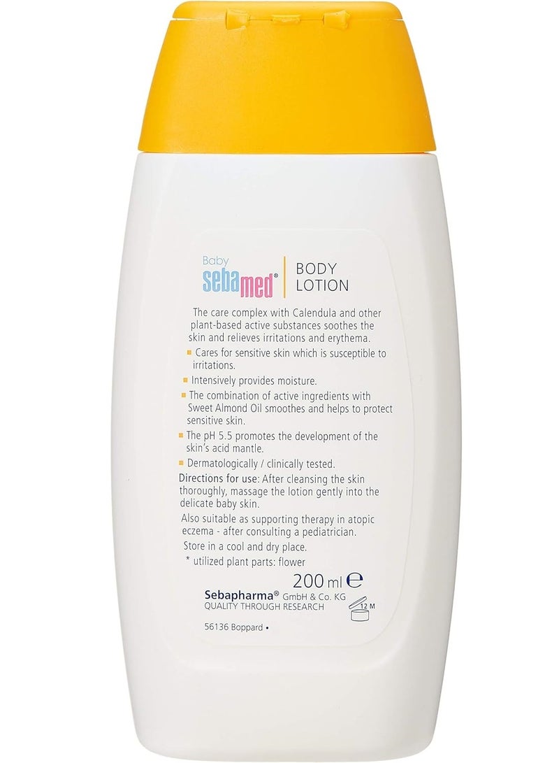 Sebamed Baby Body Lotion With Calendula 200 ML - Image 2
