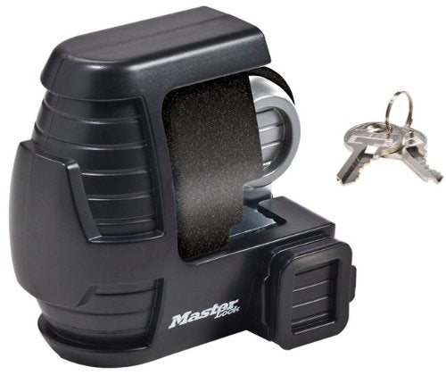 Master Lock Trailer Lock, Trailer Coupler & Receiver Lock Combo Pack, 3794DAT , Red - Image 2