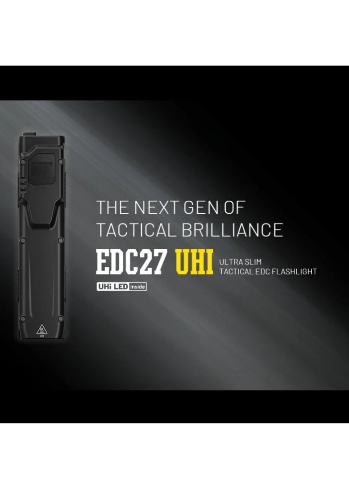 NITECORE EDC Flashlight, Rechargeable Tactical Flashlight, Lightweight And Durable High Lumen Slim Torch, Outdoor Survival Light With Built In Battery, (Pack Of 2pcs, Black)  - Image 2
