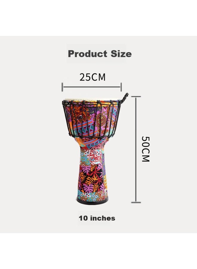 Mosen 10-inch Lightweight African Drum, Abs Material, Children's Beginner Practice Lijiang Hand Drum, No Tuning Required, Cherry Blossom Pink - Image 1