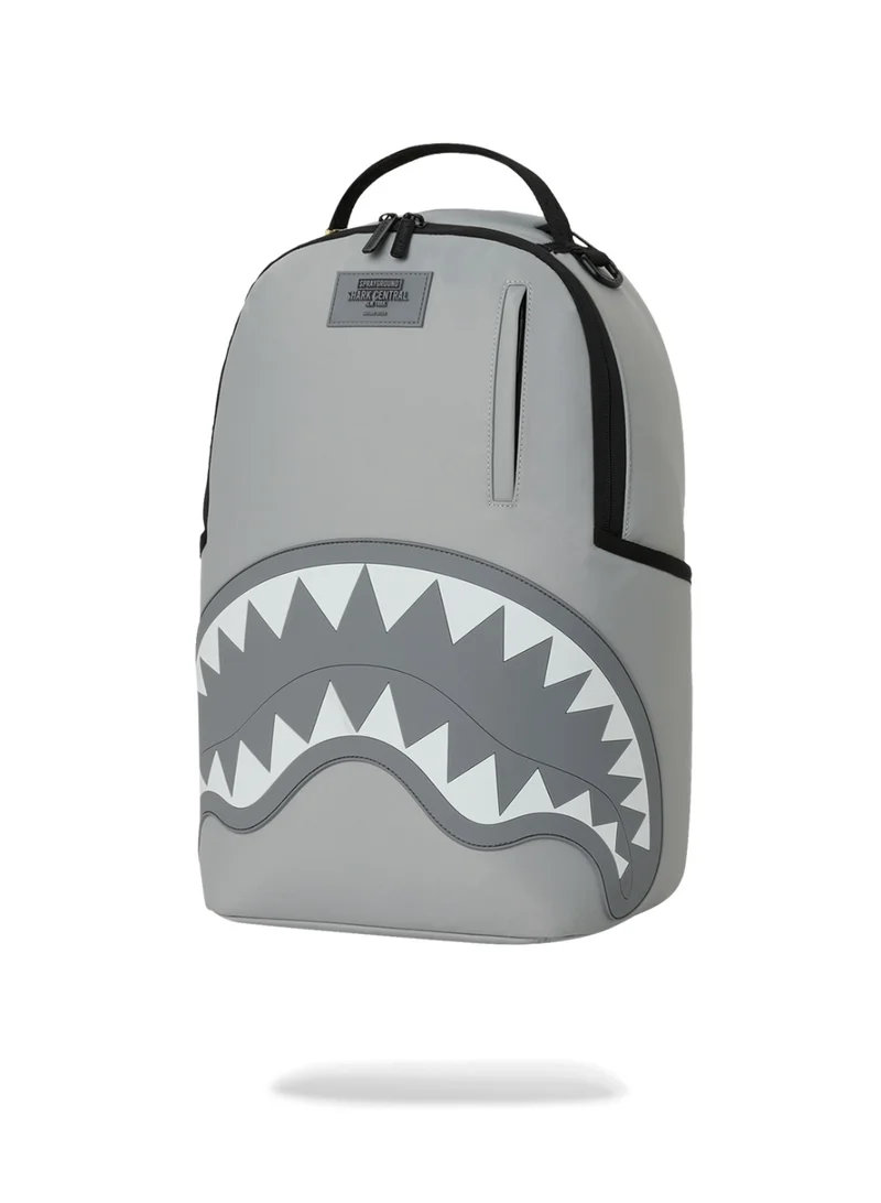 Sprayground  SHARK CENTRAL TONAL GRAY NYLON DLXS BACKPACK  | Best Price UAE