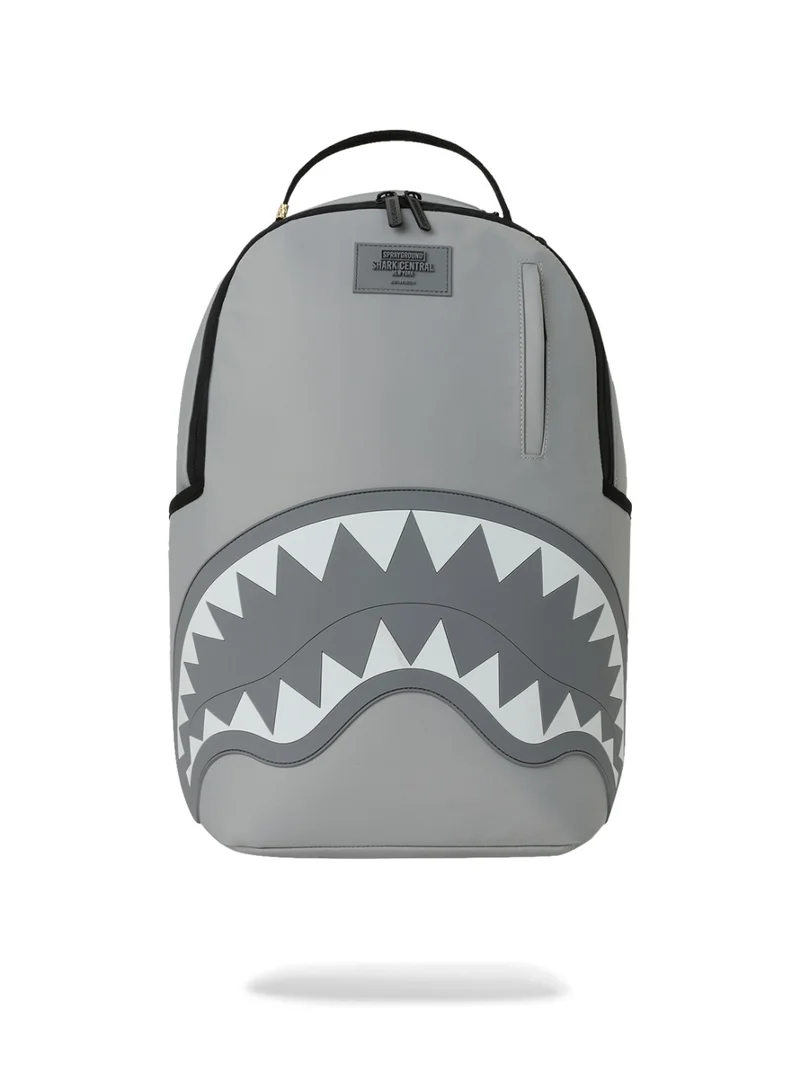 Sprayground SHARK CENTRAL TONAL GRAY NYLON DLXS BACKPACK