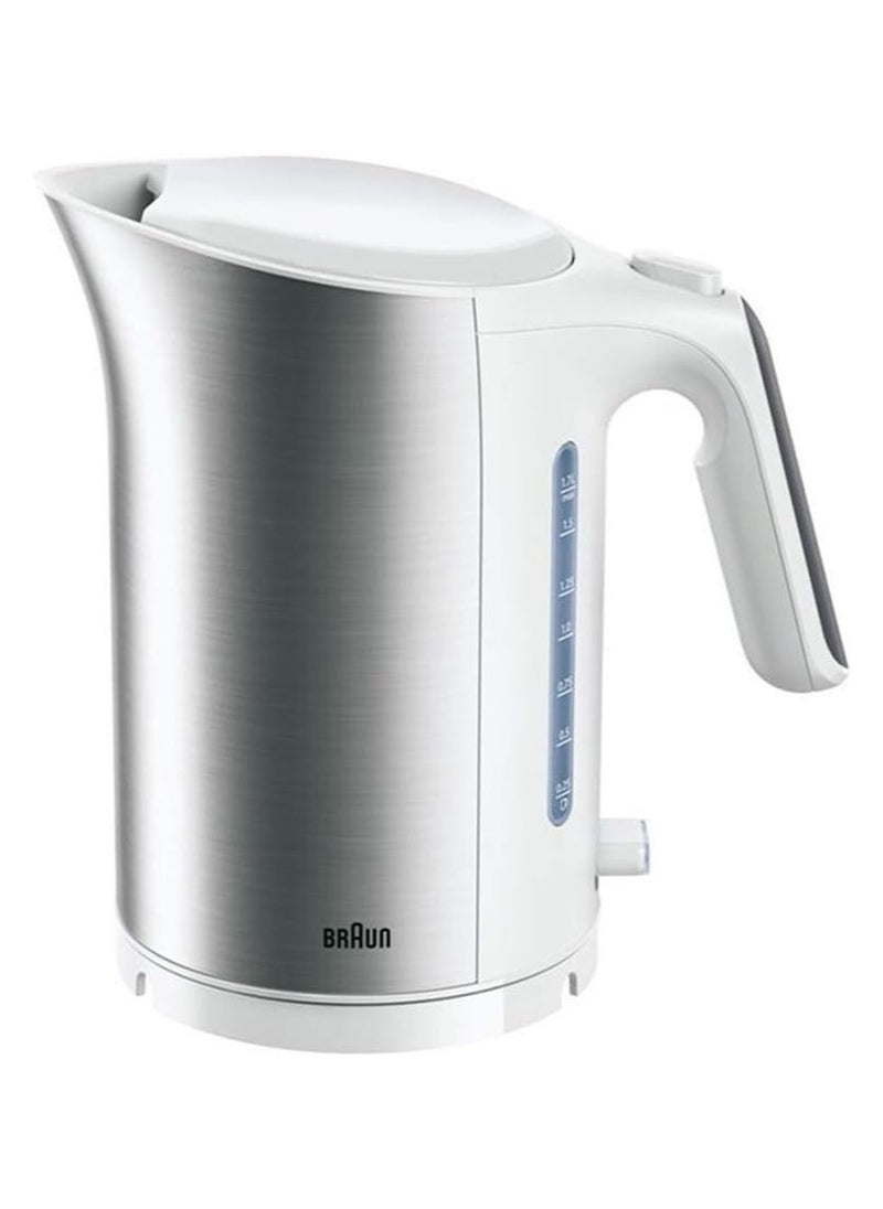BRAUN Braun 3000W Electric Kettle, White, 1.7 Liters, WK5110-WH 