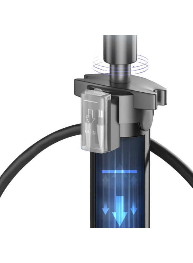 Phoenix High Pressure Pump For Mountain Bikes Electric Motorcycles Basketball Soccer Ball Swimming Ring Inflatable Tube Multi-Purpose Nozzle - Image 2