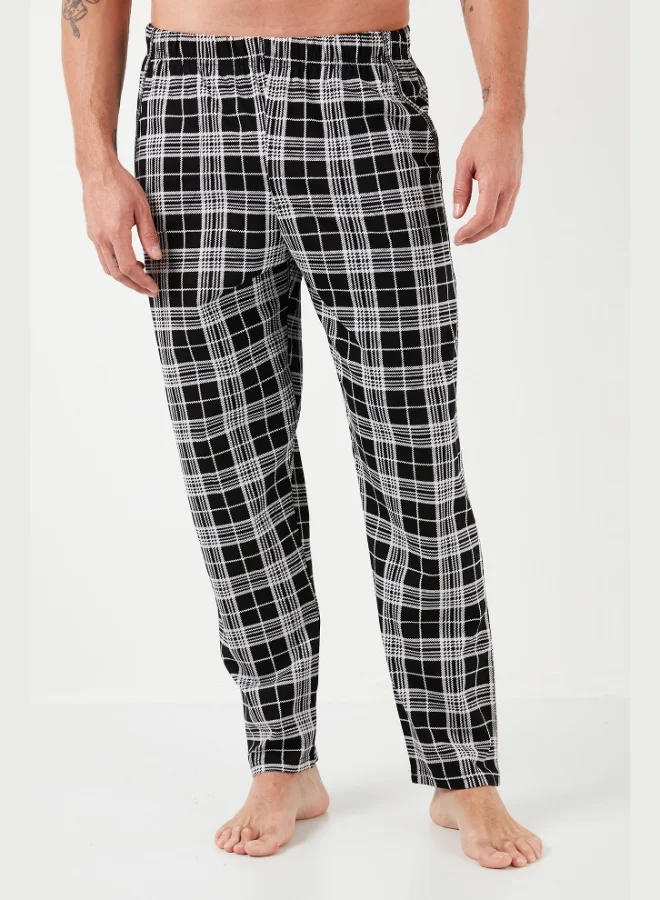 Buratti  Buratti Plaid Cotton Elastic Waist Regular Fit Short Sleeve Pajama Set Men's PAJAMAS SET 6572004 for Men | Best Price UAE