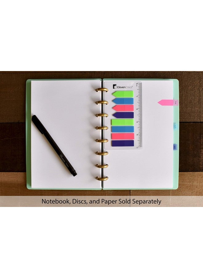 Eleven Discs Discbound Page Flags With Inch Ruler For Circa, Arc, Tul (160 Total) - Image 2