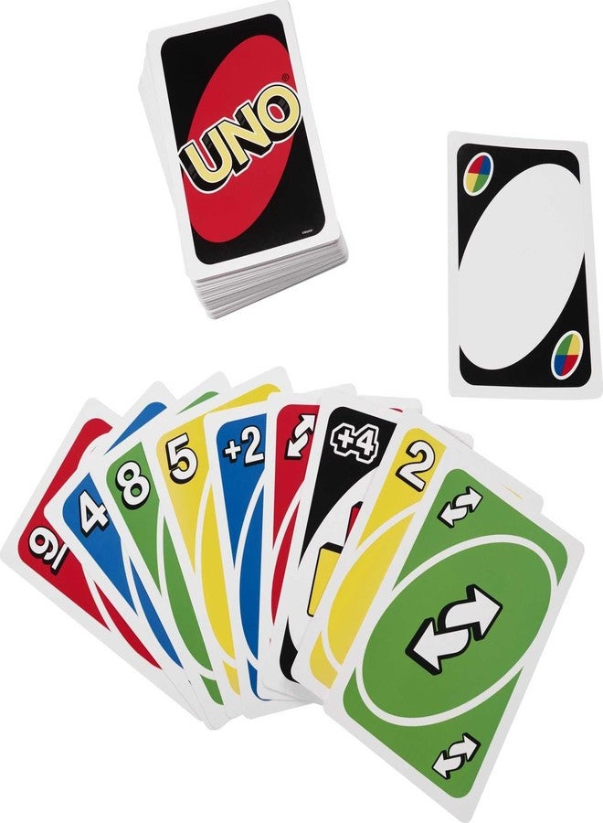 Mattel Games Giant UNO Card Game for Kid, Adult & Families, Color Blind Accessible & Customizable Large Deck - Image 5