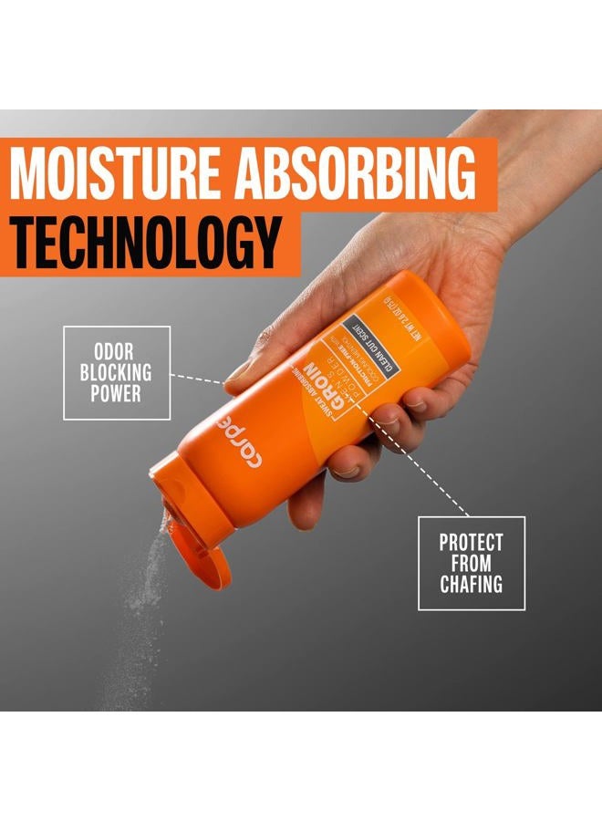 Carpe Sweat Absorbing Groin Powder (For Men) - Designed for Maximum Sweat Absorption - Mess and Friction Free, Stop Chafing - Image 4