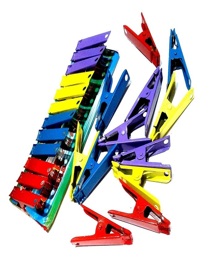 Tilak Venture Heavy Quality Steel Cloth Hanging Clips | Cloth Drying Clips Pins - 48 Piece (Multicolor) - Image 2