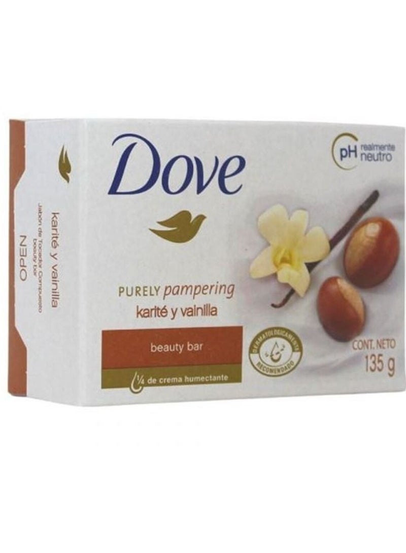 دوف صابون زبدة الشيا مع الفانيليا 135 جرام قطعتين - Image 2