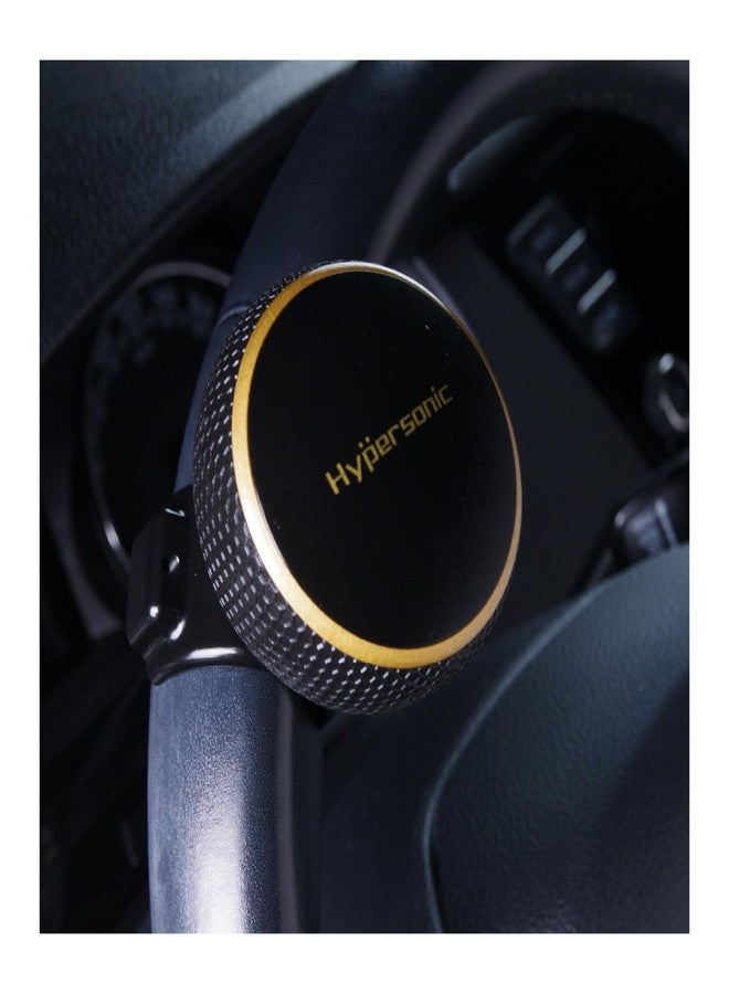 Hypersonic Steering Wheel Knob Spinner - Large Non-Slip Suicide Knob with Bearing, Steering Wheel Accessories Effortless Driving - Ideal for Drivers - Image 2