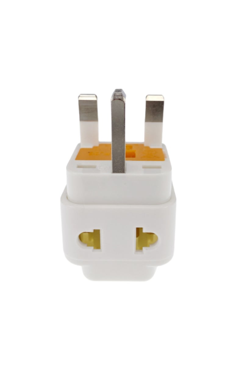 white UK Plug Adapter With 13A Fuse Universal UK US EU IL Adapter US To UK Plug Black/White Travel A
