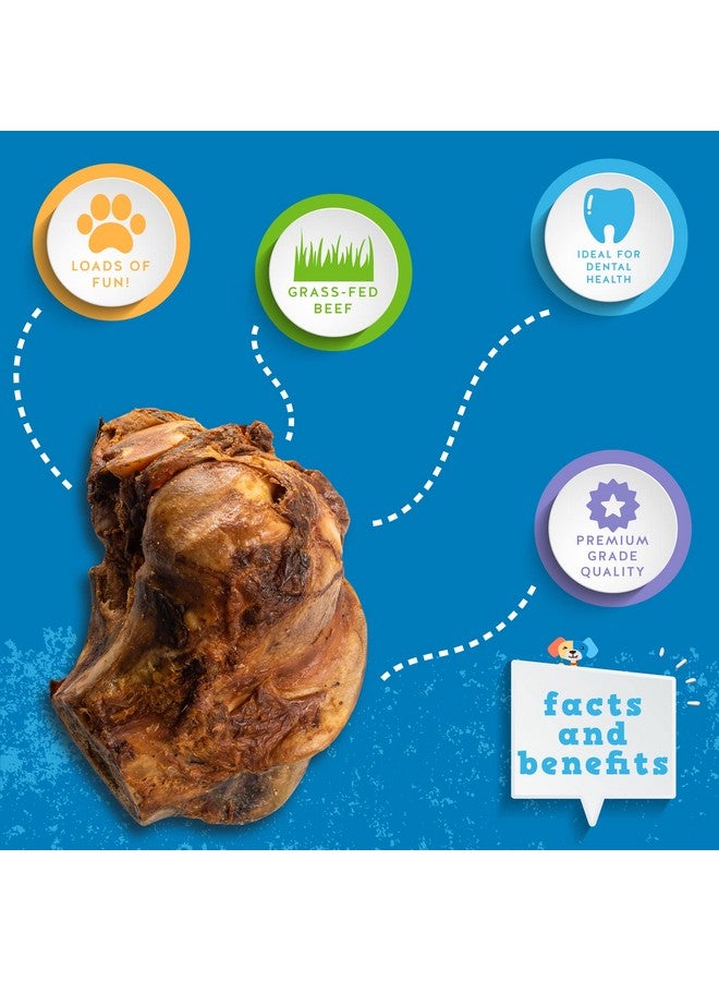 Jack&Pup Knuckle Dog Bones For Aggressive Chewers | Roasted Beef Dog Bones For Large Dogs | Large Meaty Dog Treats  All Natural Gourmet Dog Treat Chews (4 Pack) - Image 3